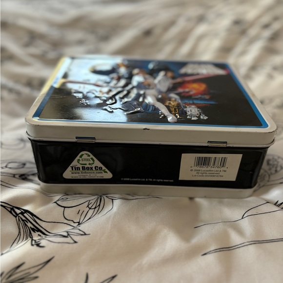 STAR WARS Tin Lunch Box Episode 4 A New Hope Lucasfilm 2008 Vader Skywalker - Picture 5 of 6